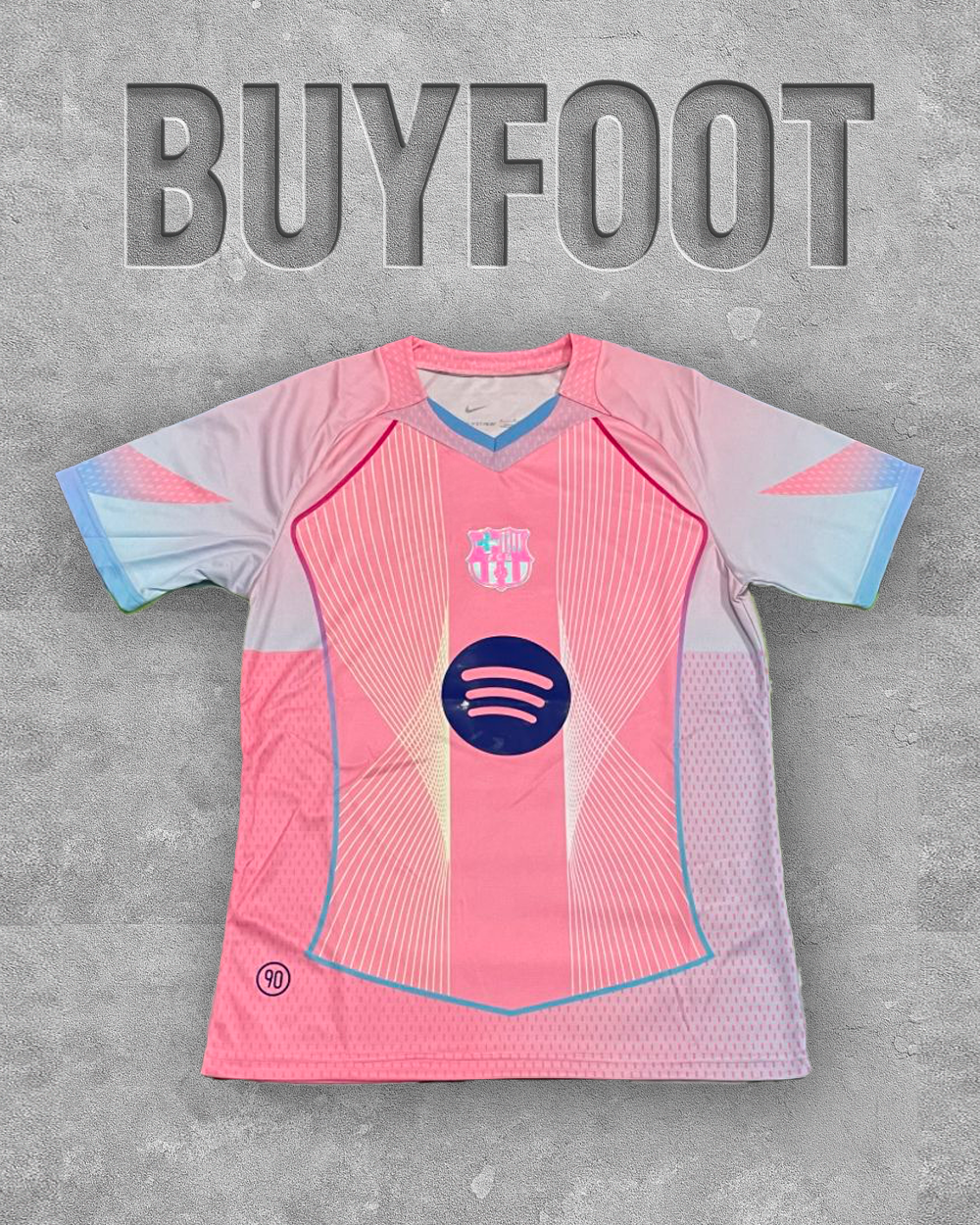 Maillot Extérieur FC Barcelone 2025-2026 – Édition Rose « Audace Catalane »