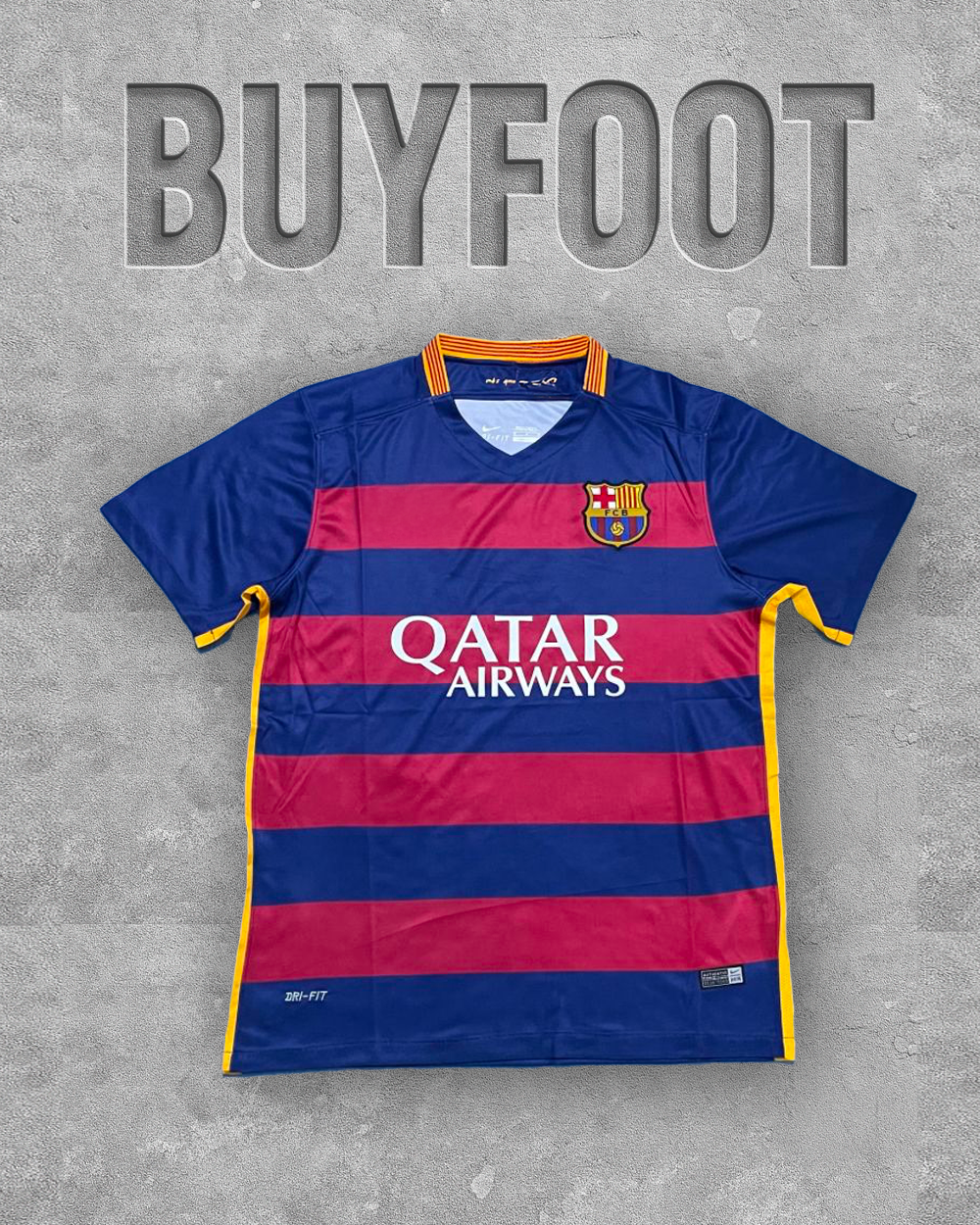 Maillot Domicile FC Barcelone 2015-2016 – L’Âme du Blaugrana
