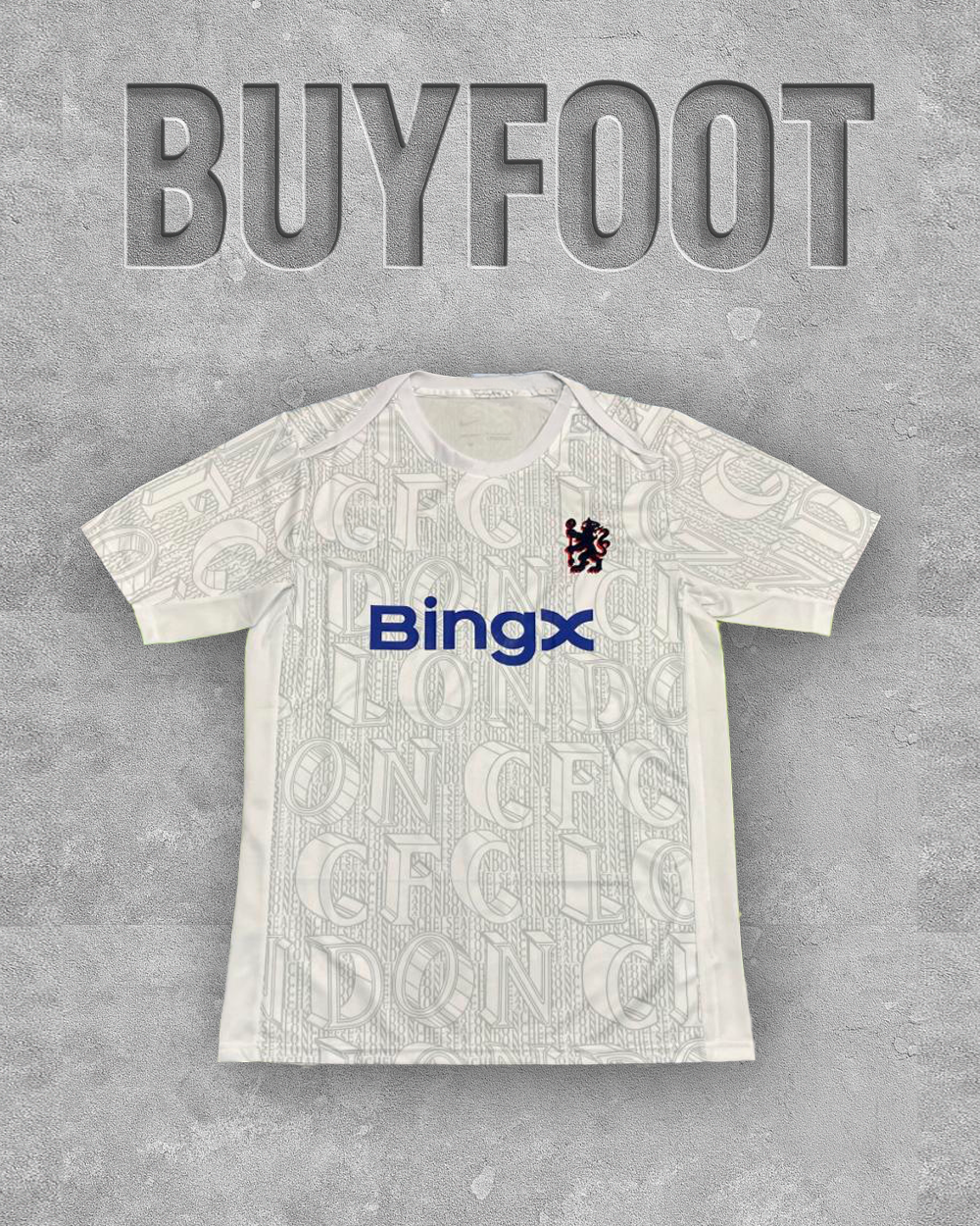 ⚽ Maillot d’Entraînement Chelsea FC 2024/2025 – Édition BingX Blanc
