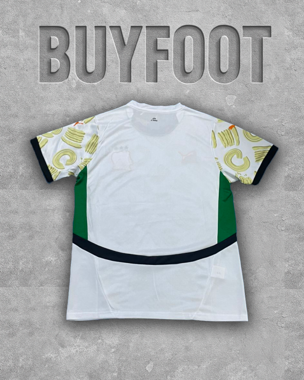 ⚪ Maillot Extérieur Côte d’Ivoire 2025/2026 – L’Instinct des Éléphants en Blanc – Image 2