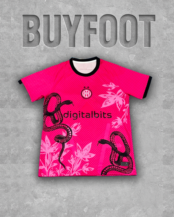 🐍 Maillot Inter Milan Peau de Serpent Édition Spéciale 2024/2025 – Rouge