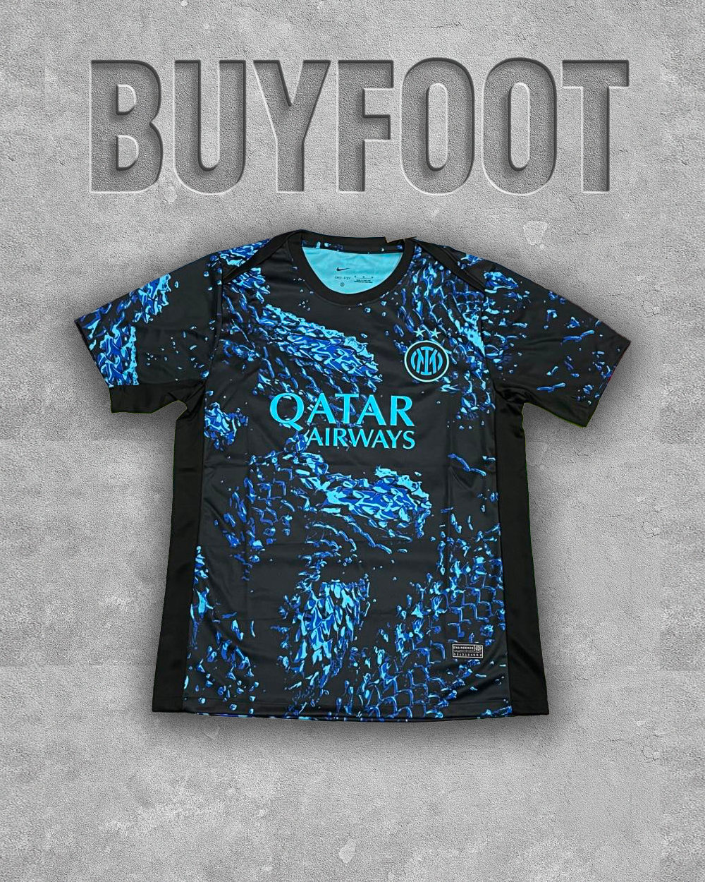 🔵 Maillot de foot manches courtes Nike Dri-FIT Inter Milan Academy Pro