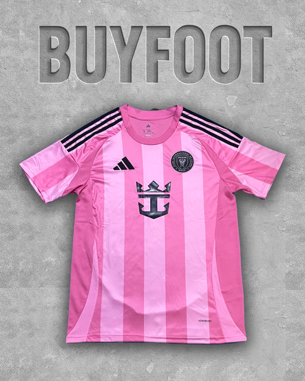 Inter Miami 2025/2026 – Maillot Domicile “Euforia” Rose & Noir