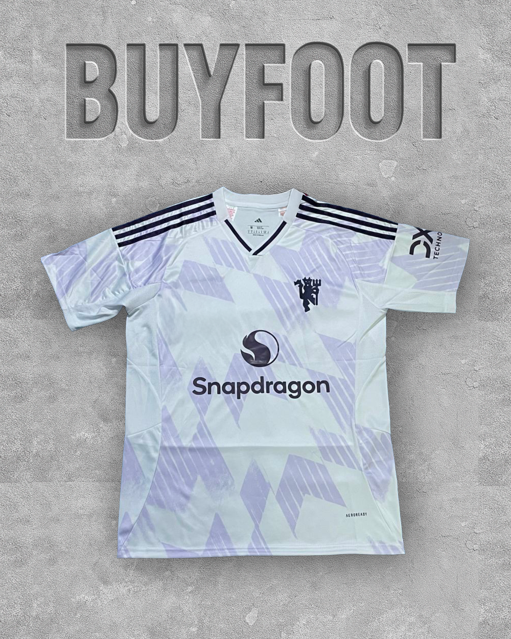 ⚫ Maillot Manchester United Édition Spéciale 2025/2026 – Logo Diable Gris