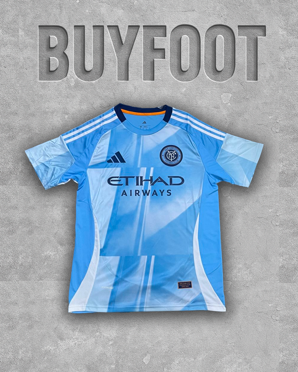 Maillot Extérieur New York City FC 2025/2026 – Bleu Classique