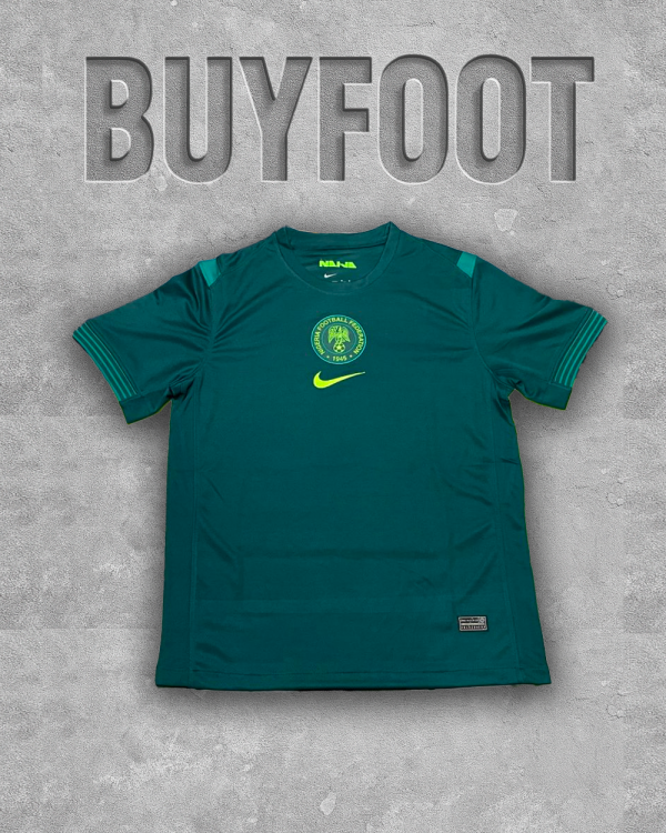 🟢 Maillot Domicile Nigeria 2025/2026 – Le Vert du Mena Rugit à Domicile