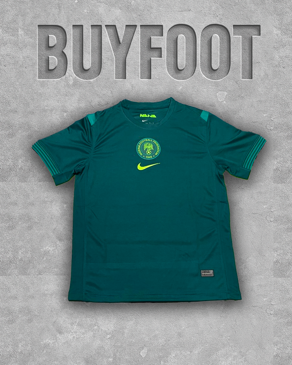 🟢 Maillot Domicile Nigeria 2025/2026 – Le Vert du Mena Rugit à Domicile