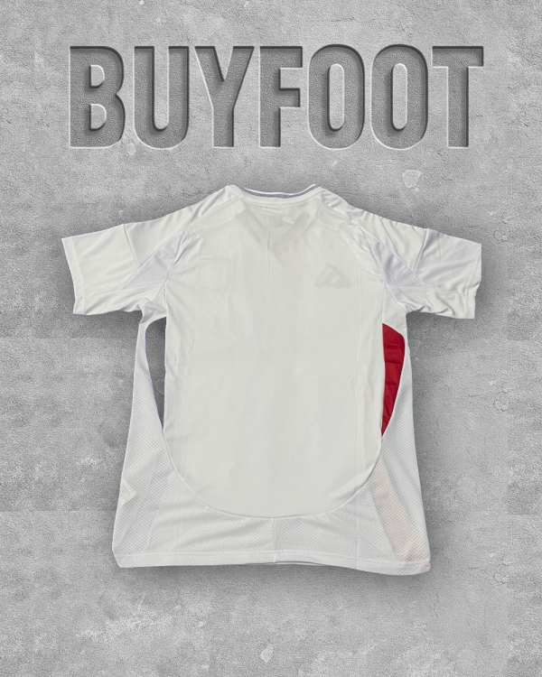 ⚪🔵 Maillot Olympique Lyonnais Domicile 2025/2026 – Blanc, Rouge & Bleu – Version Stadium – Image 2