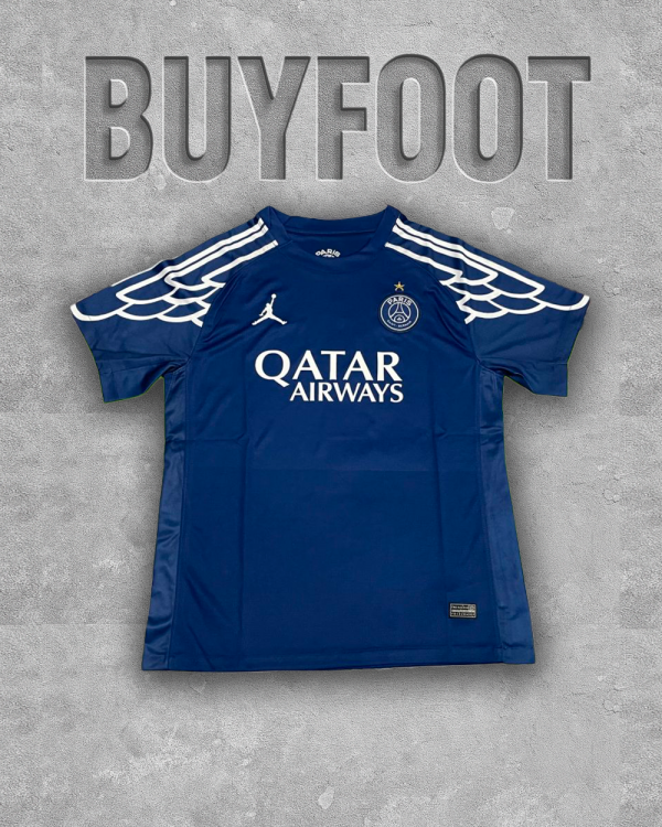 Maillot PSG Jordan Bleu 2025-2026 avec Étoile – Édition Officielle du Champion