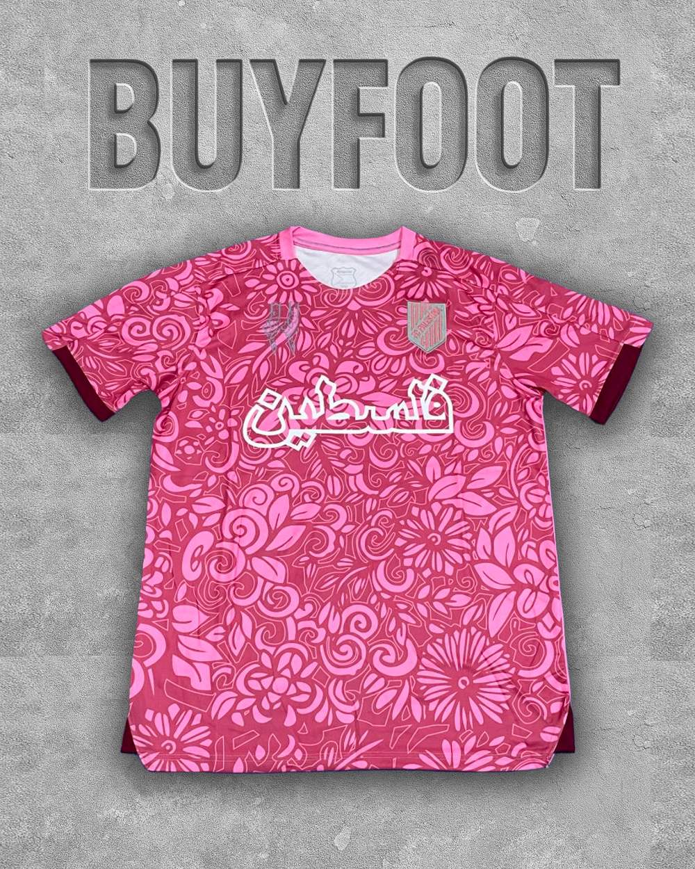 🌸 Maillot Concept Palestine 2025/2026 – Rose de Résistance et d’Espoir