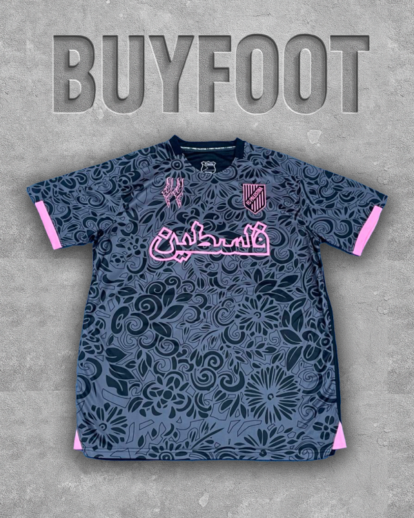 ⚫️ Maillot Concept Palestine 2025/2026 – Noir de Fierté, Force et Résistance