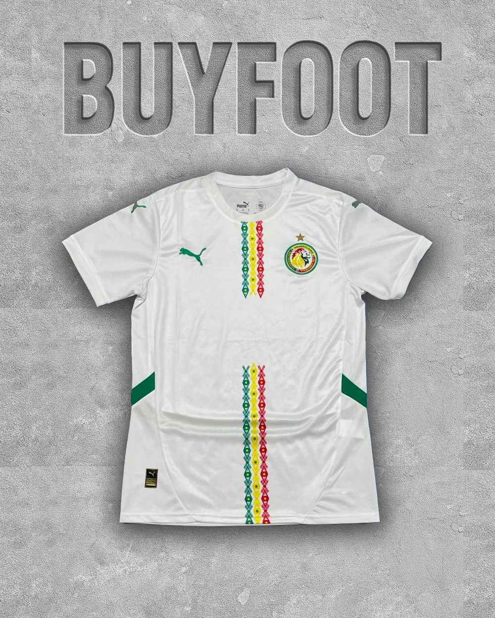 ⚪ Maillot Extérieur Sénégal 2025/2026 – Le Blanc Royal des Lions de la Teranga