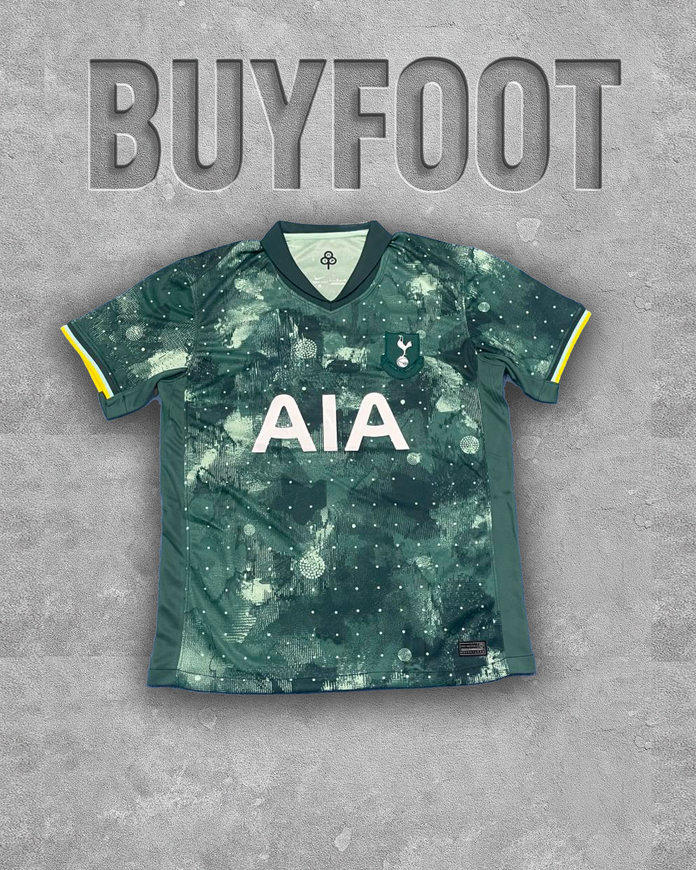 Maillot Away Tottenham Saison 2024-2025 – Vert Officiel