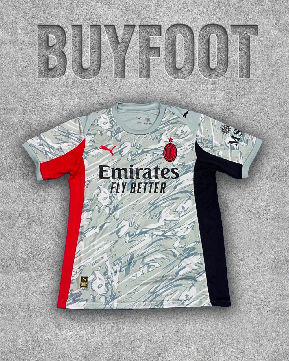 Maillot AC Milan 2025/26 – Concept Camouflage Urbain