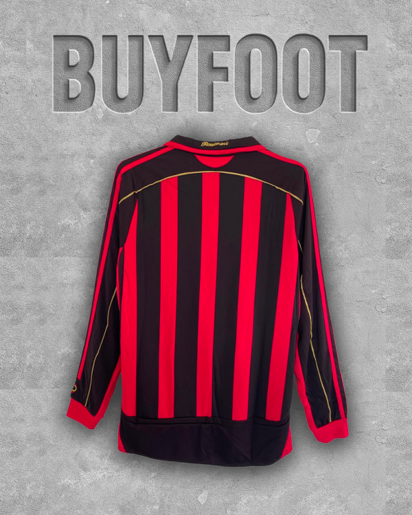 Maillot AC Milan Domicile 2006/2007 Manches Longues – Image 2
