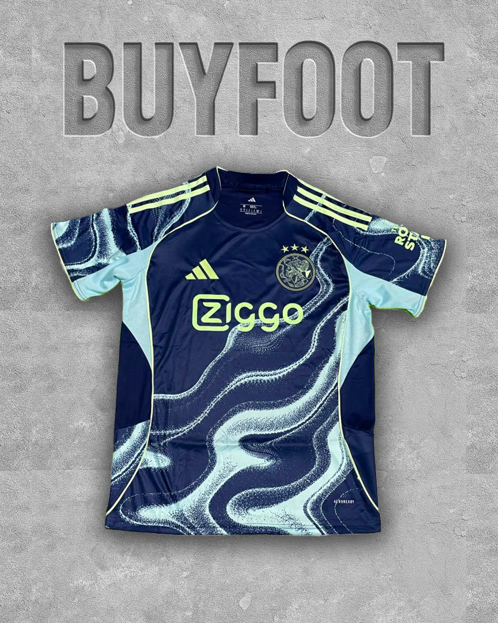Maillot Extérieur Ajax Amsterdam 2025/26 – Édition “Ocean Waves”