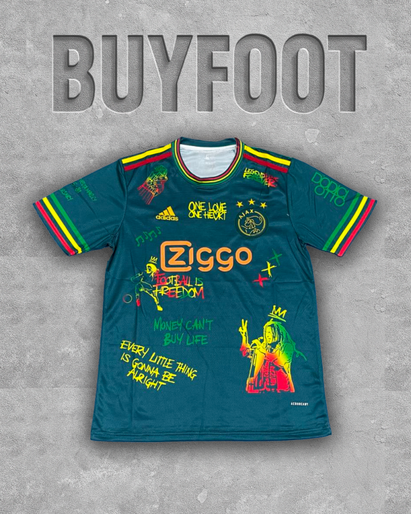 Maillot Third Ajax Amsterdam 2025/26 – Édition Bob Marley “One Love”