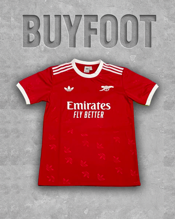 Maillot Rétro Arsenal Domicile 2025/2026 – Adidas Originals Rouge Classique