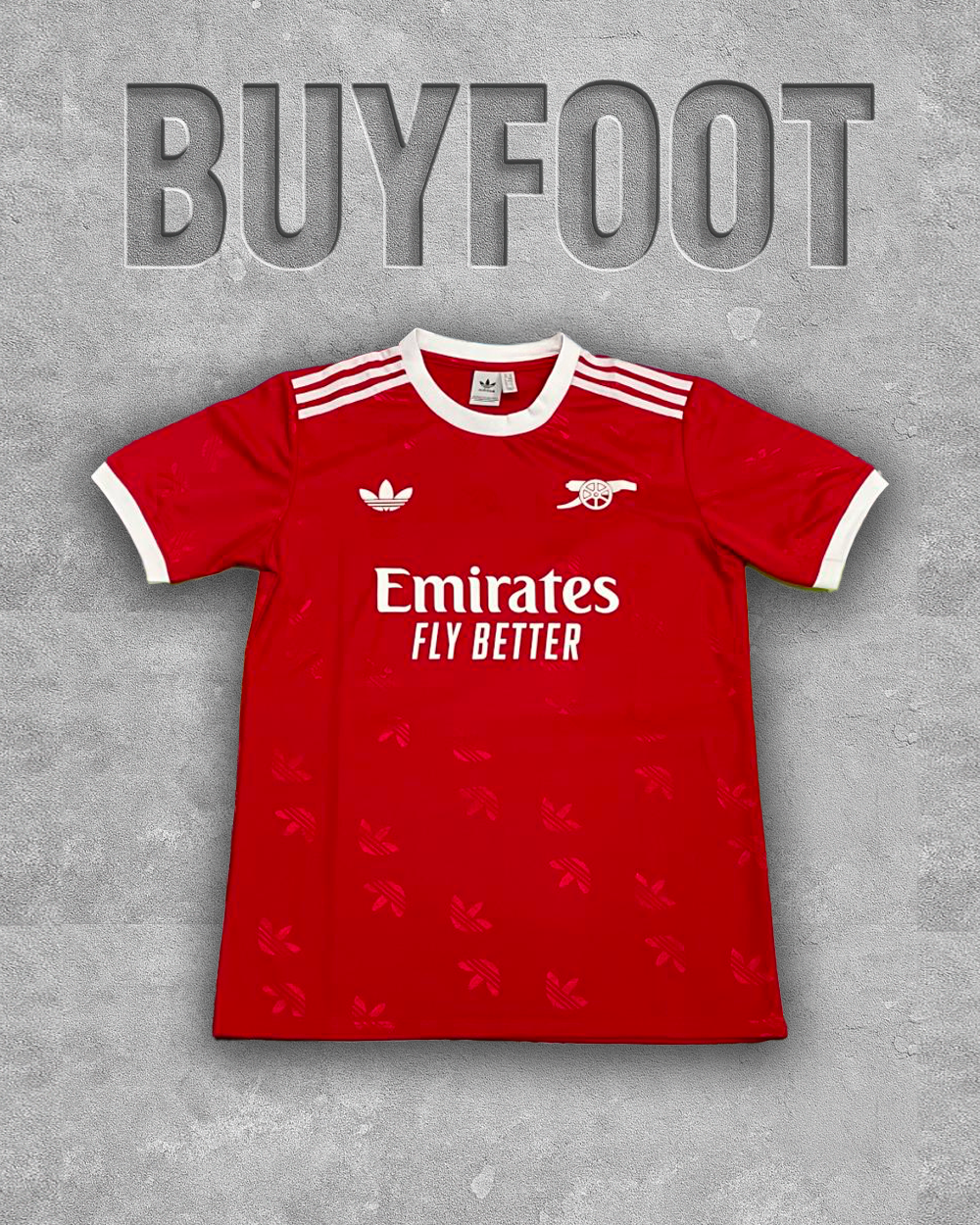 Maillot Rétro Arsenal Domicile 2025/2026 – Adidas Originals Rouge Classique