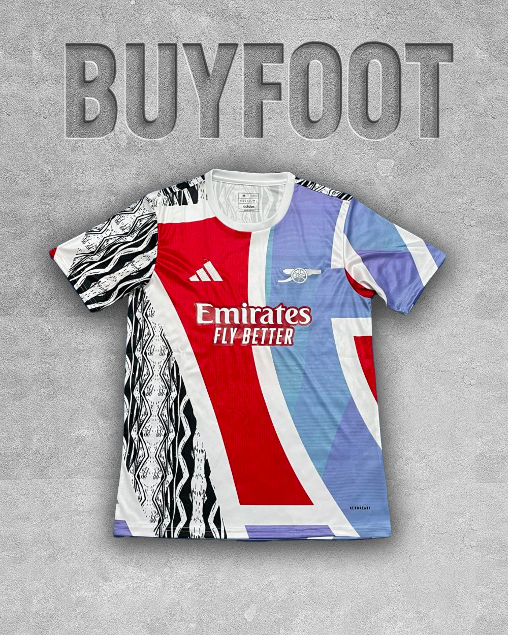 Nouveau Maillot Pré-Match Arsenal 2025/26 – Édition Officielle