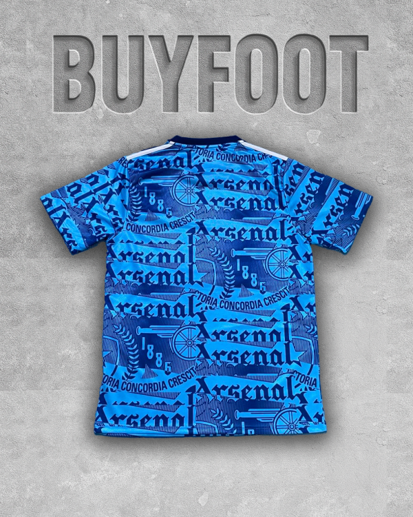 Nouveau Maillot Pré-Match Arsenal 2025/26 Bleu Édition Spéciale – Image 2