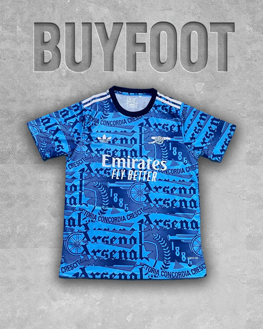 Nouveau Maillot Pré-Match Arsenal 2025/26 Bleu Édition Spéciale
