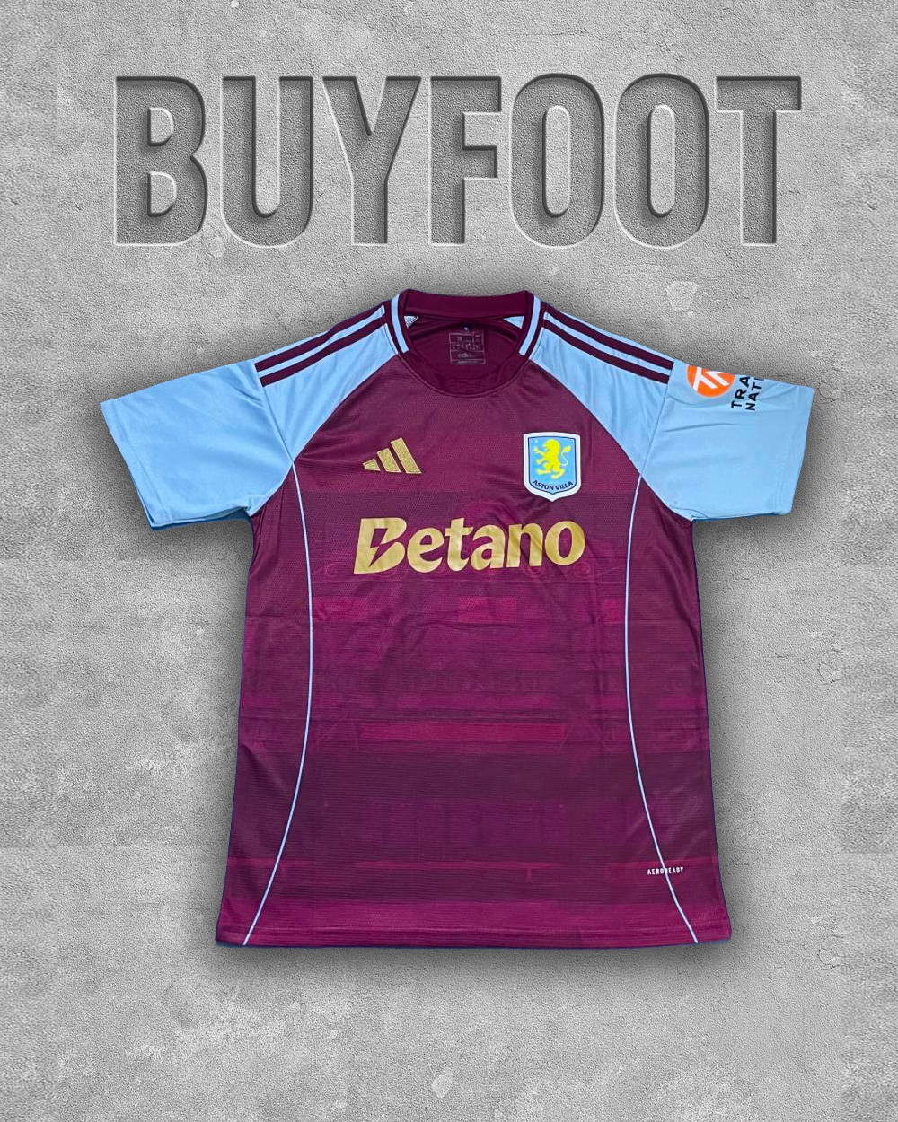 Aston Villa Domicile 2025/26 – Concept “Claret & Blue Pride”