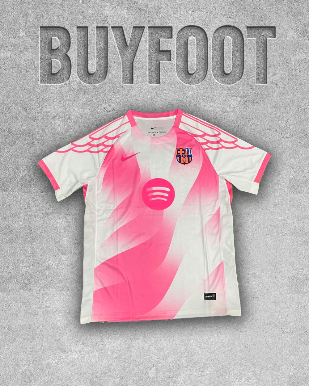 Maillot Concept FC Barcelone 2025/26 – Édition Rose Éclatant