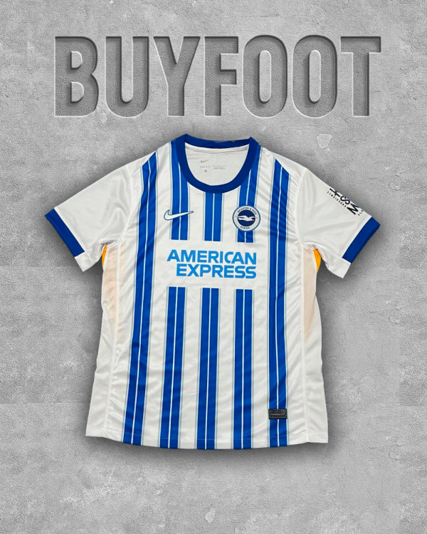 Maillot Domicile Brighton 2025/2026 – Bleu & Blanc