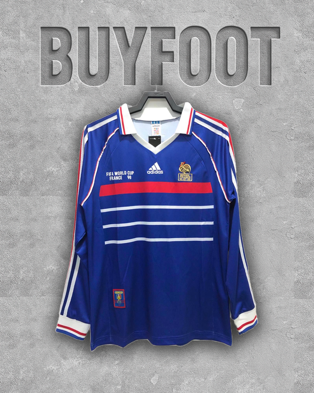 Maillot Rétro France Coupe du Monde 1998 – Domicile