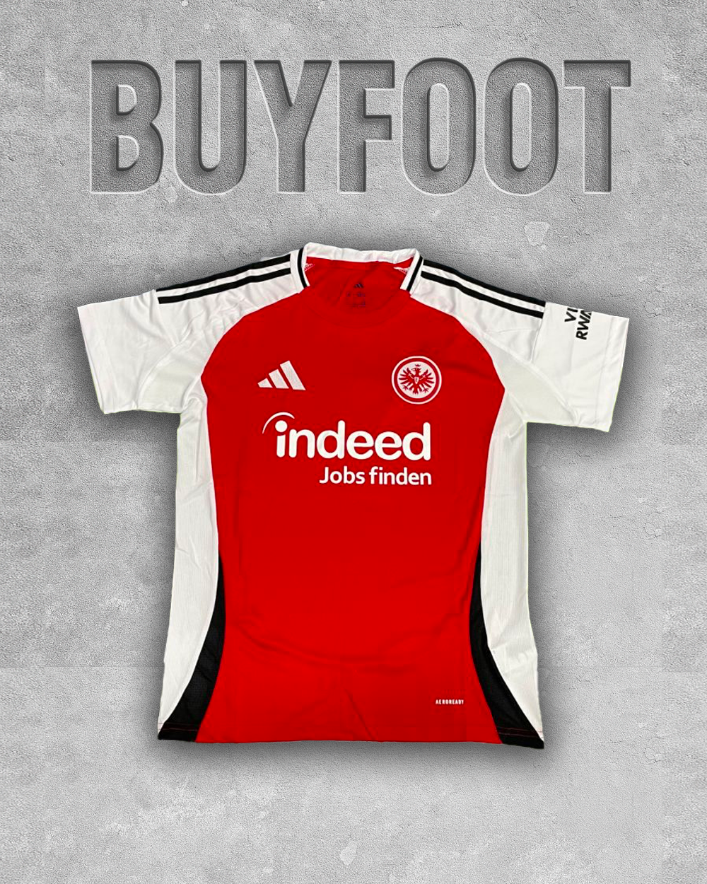 Nouveau Maillot Officiel Eintracht Francfort 2025/26 – Extérieur
