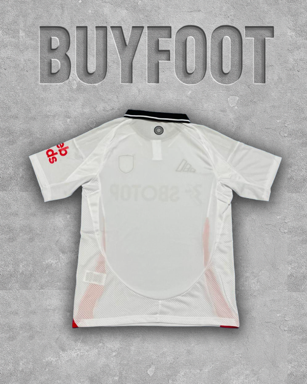 Maillot Domicile Fulham 2025/2026 – Blanc, Noir & Rouge – Image 2