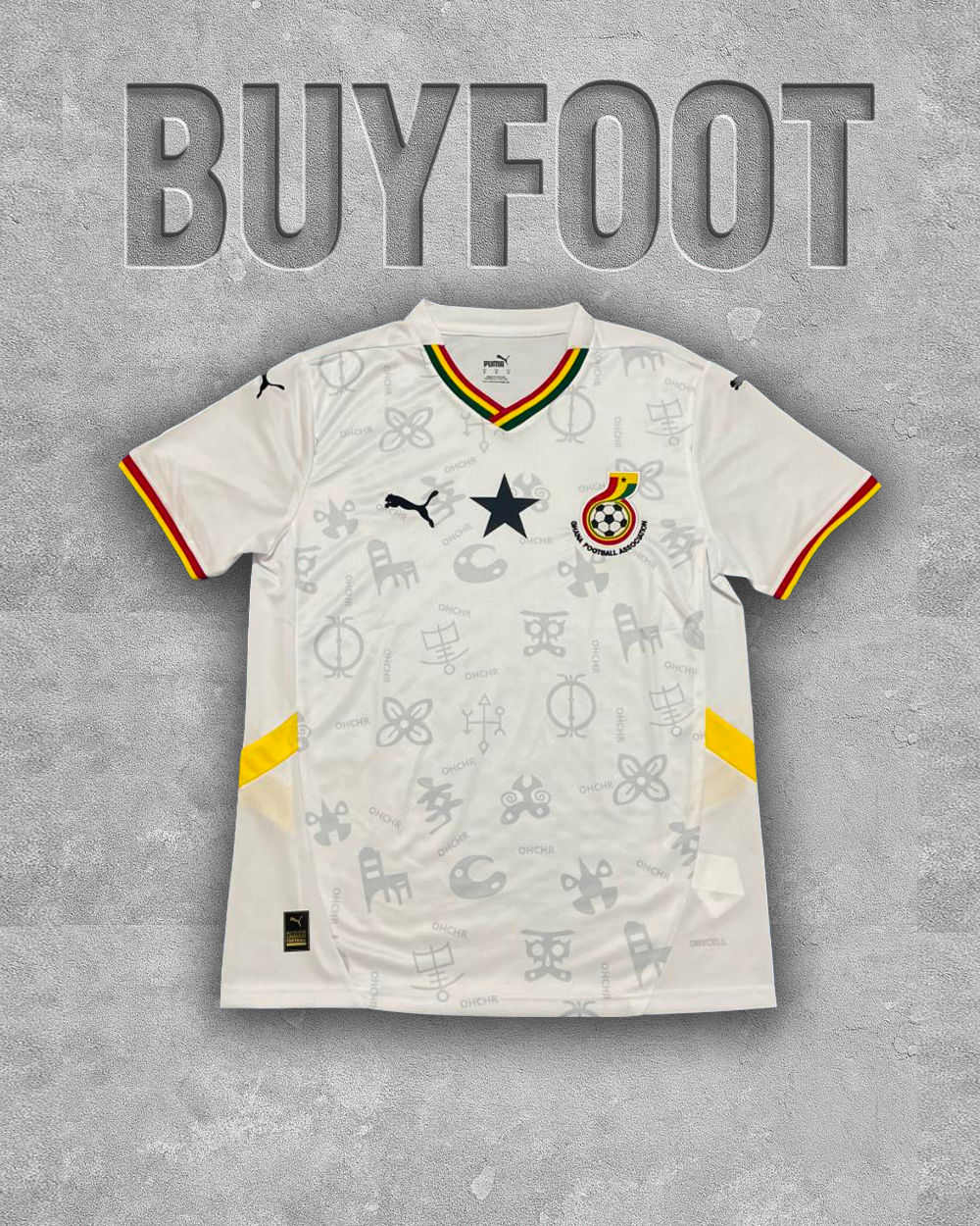 Maillot Ghana 2025/26 – Extérieur