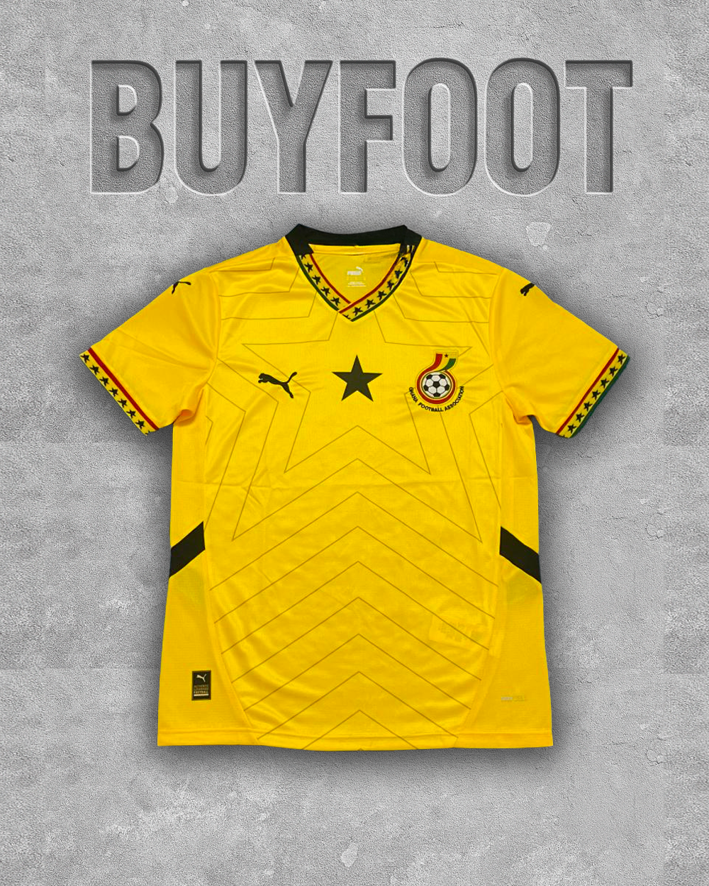 Maillot Ghana 2025/26 – Domicile