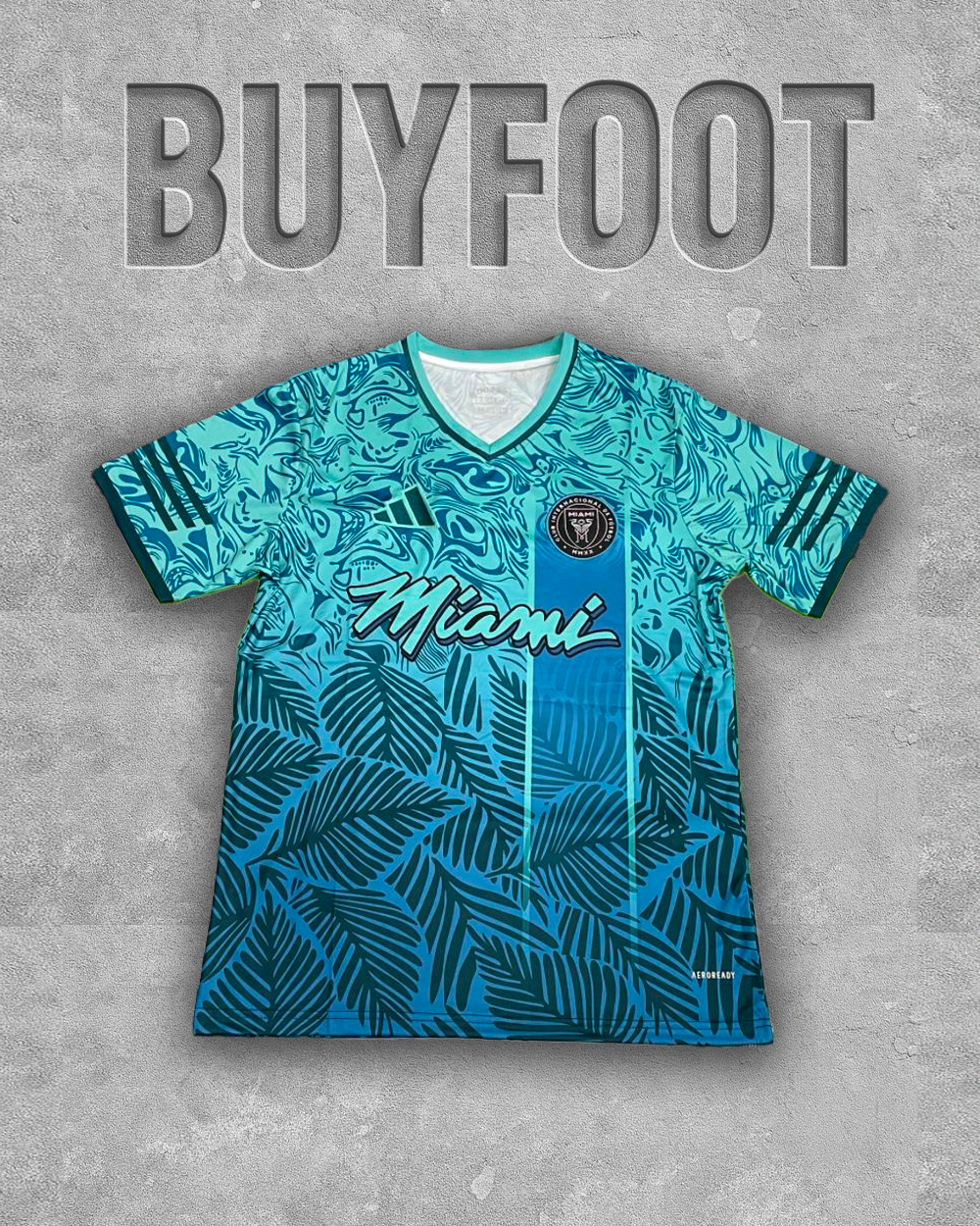Inter Miami Extérieur 2025/26 – Concept “Ocean Breeze”