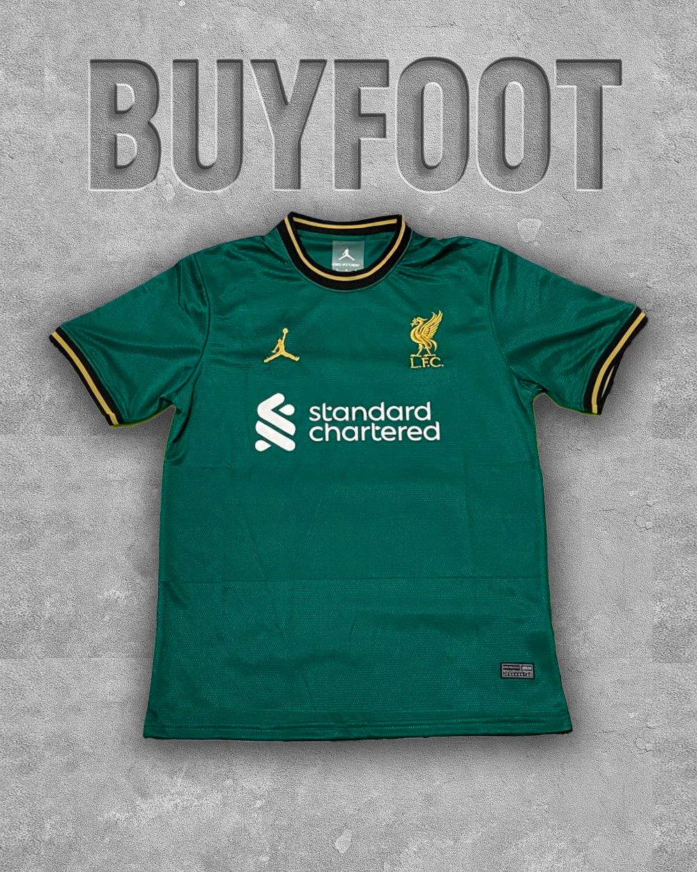 Maillot Third Liverpool 2025/2026 – Vert Émeraude & Détails Dorés