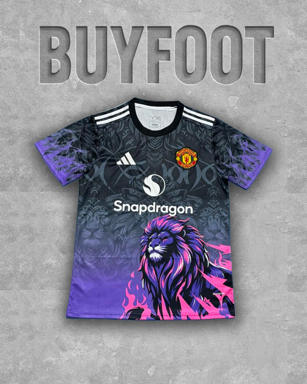 Maillot Manchester United 2025/26 – Édition Spéciale Lion Violet