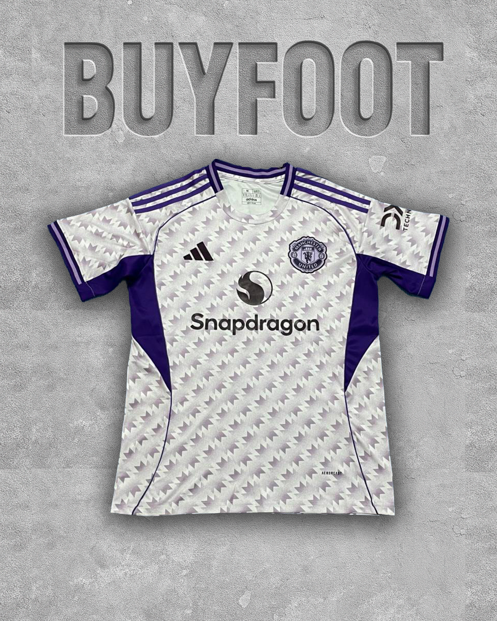 Maillot Extérieur Manchester United 2025/26 – Édition “Electric White”