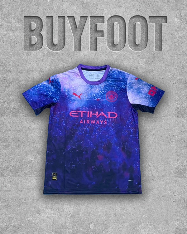 Maillot Third Manchester City 2025/26 – Concept Violet & Bleu Galaxy