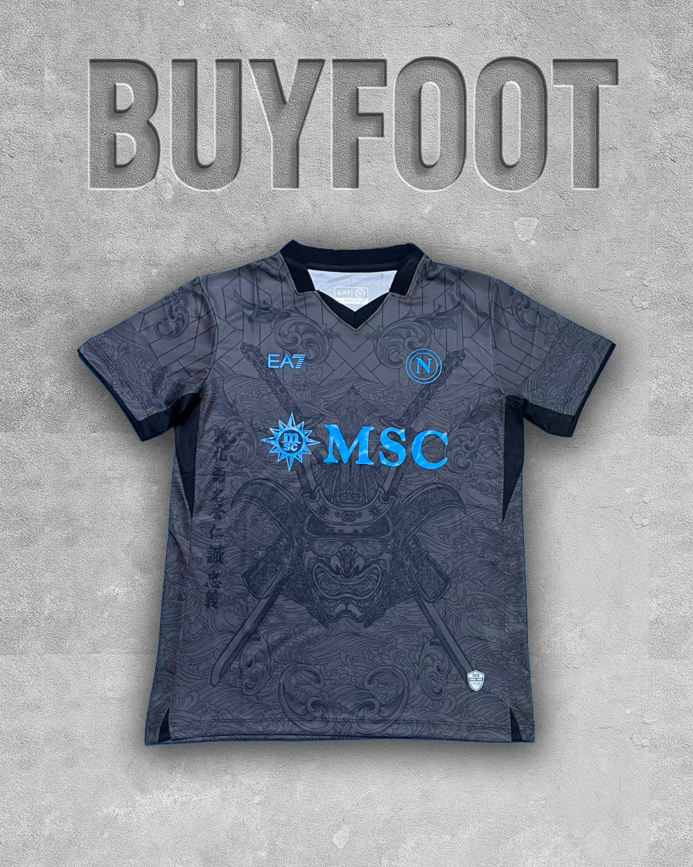 Maillot Spécial SSC Napoli 2025/2026 – Édition Samouraï by EA7