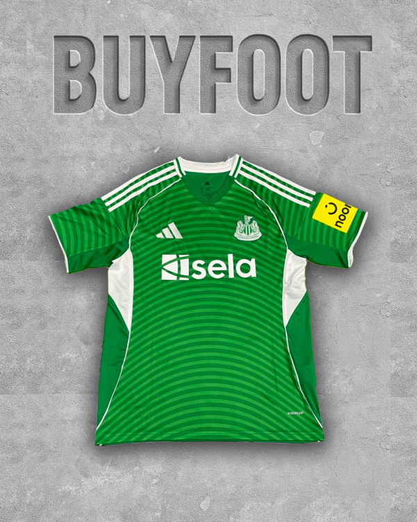 Maillot Extérieur Newcastle 2025/2026 – Vert & Blanc (Adidas)