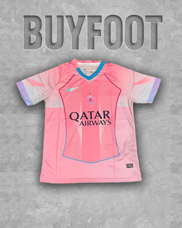 Maillot Third PSG 2025/2026 – Édition Rose Galaxy Officielle