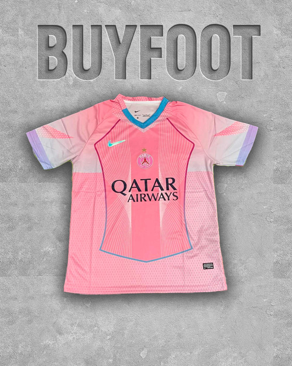 Maillot Third PSG 2025/2026 – Édition Rose Galaxy Officielle