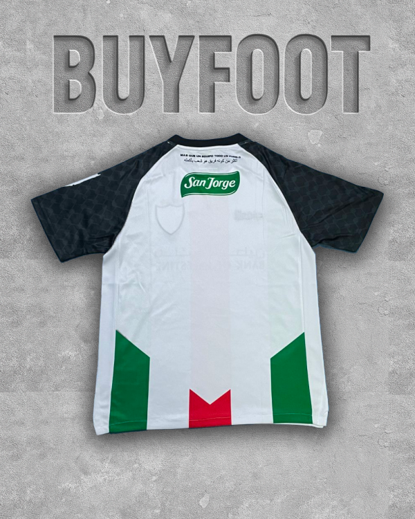 Maillot Domicile Palestine 2025/2026 – Blanc, Noir, Rouge et Vert, L’Unité des Couleurs – Image 2