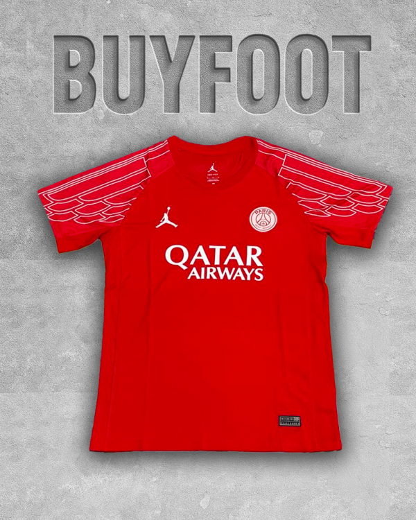 Nouveau Maillot Concept  PSG 2025/26 – Édition Jordan Rouge