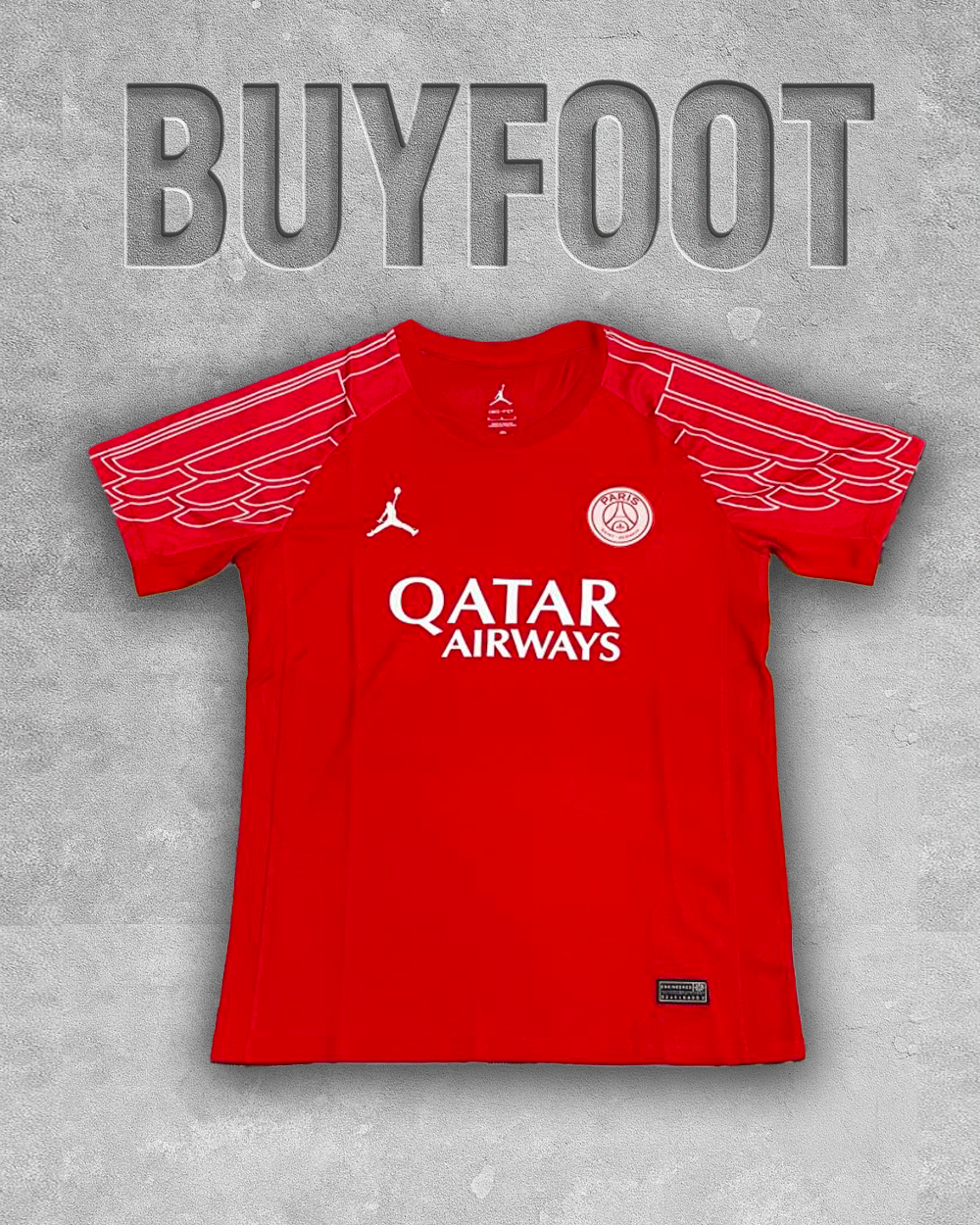 Nouveau Maillot Concept  PSG 2025/26 – Édition Jordan Rouge