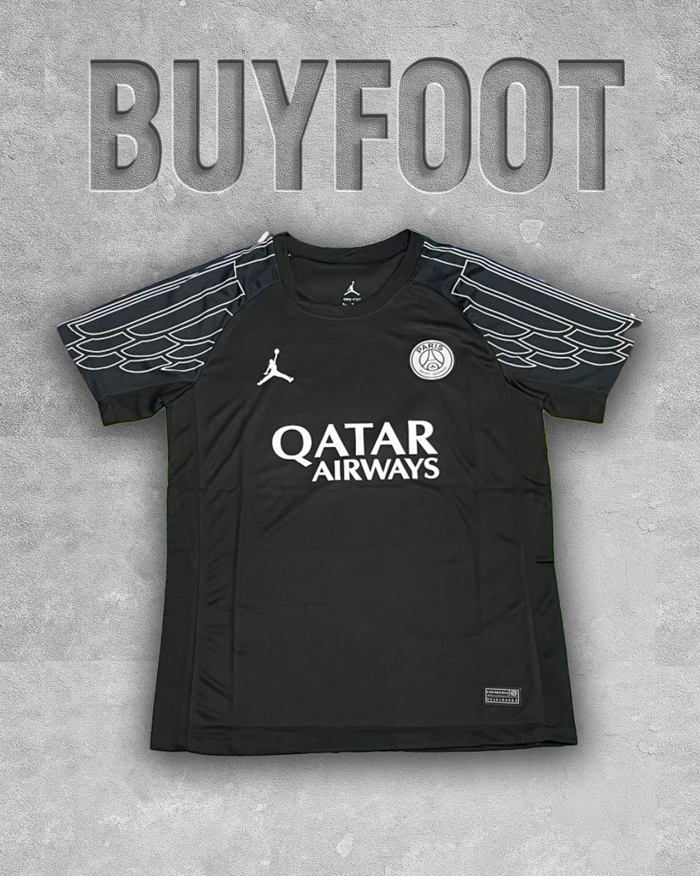 Nouveau Maillot Concept  PSG 2025/26 – Édition Jordan Noire