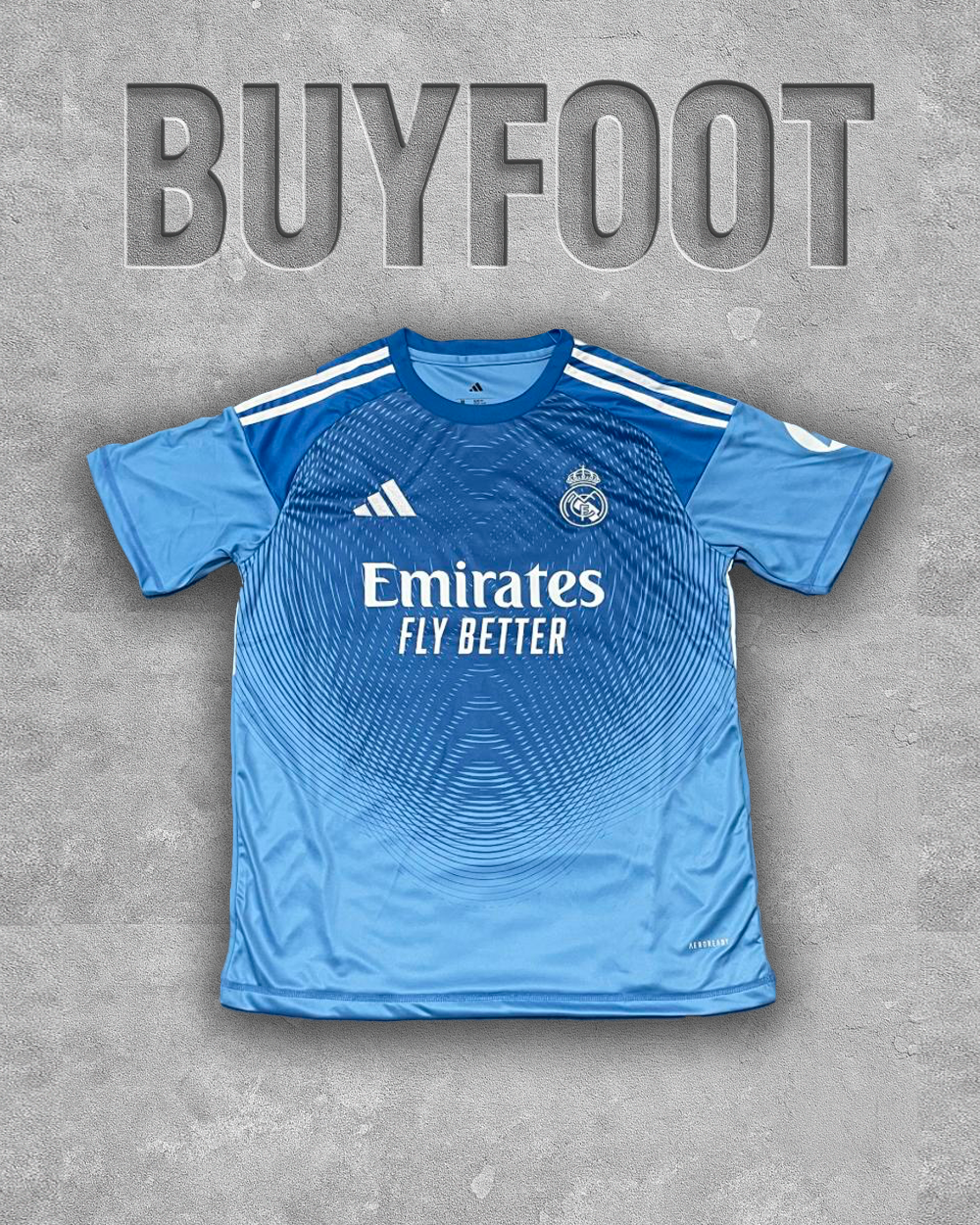 Nouveau Maillot d’Entraînement Real Madrid 2024/2025 – Bleu Officiel