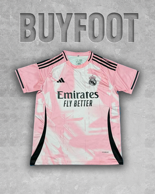 Maillot Real Madrid 2025/26 – Édition Rose Pastel