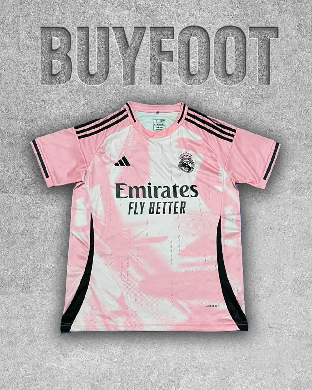 Maillot Real Madrid 2025/26 – Édition Rose Pastel